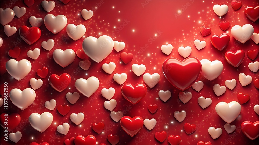 red hearts background red hearts background