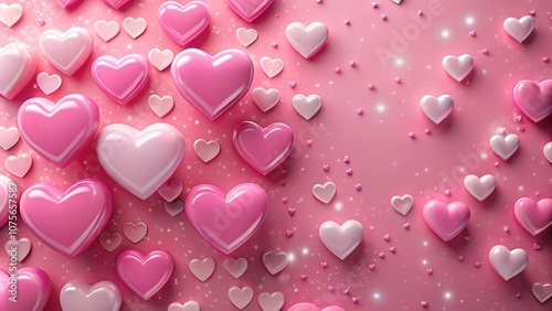 valentine background with hearts