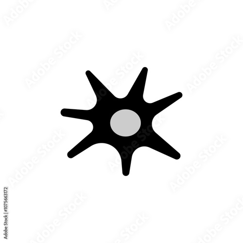 stellate cell glyph icon