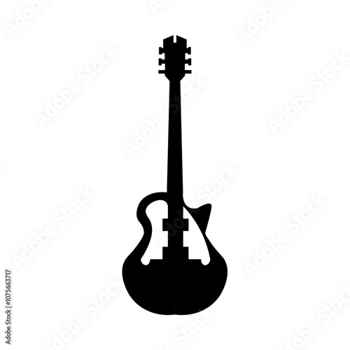 Silhoutte of Guitar