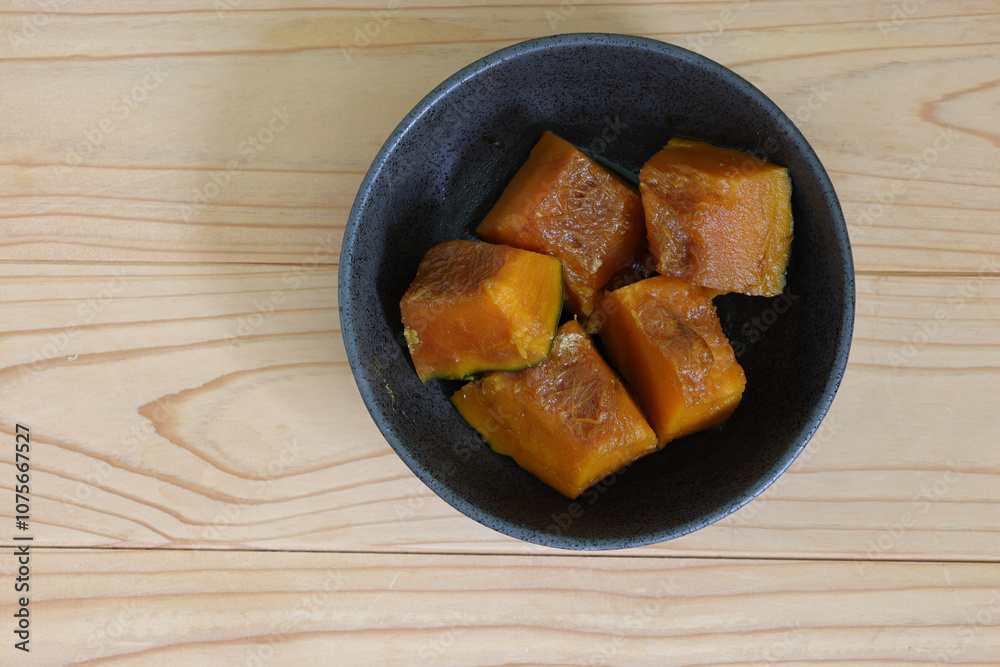 Φωτογραφία 器にもりつけたカボチャの煮物