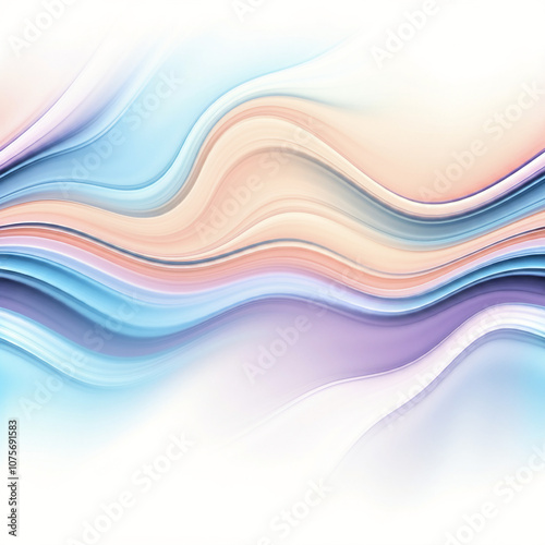 abstract waves background in blue and sand yellow colors curves flow texture 