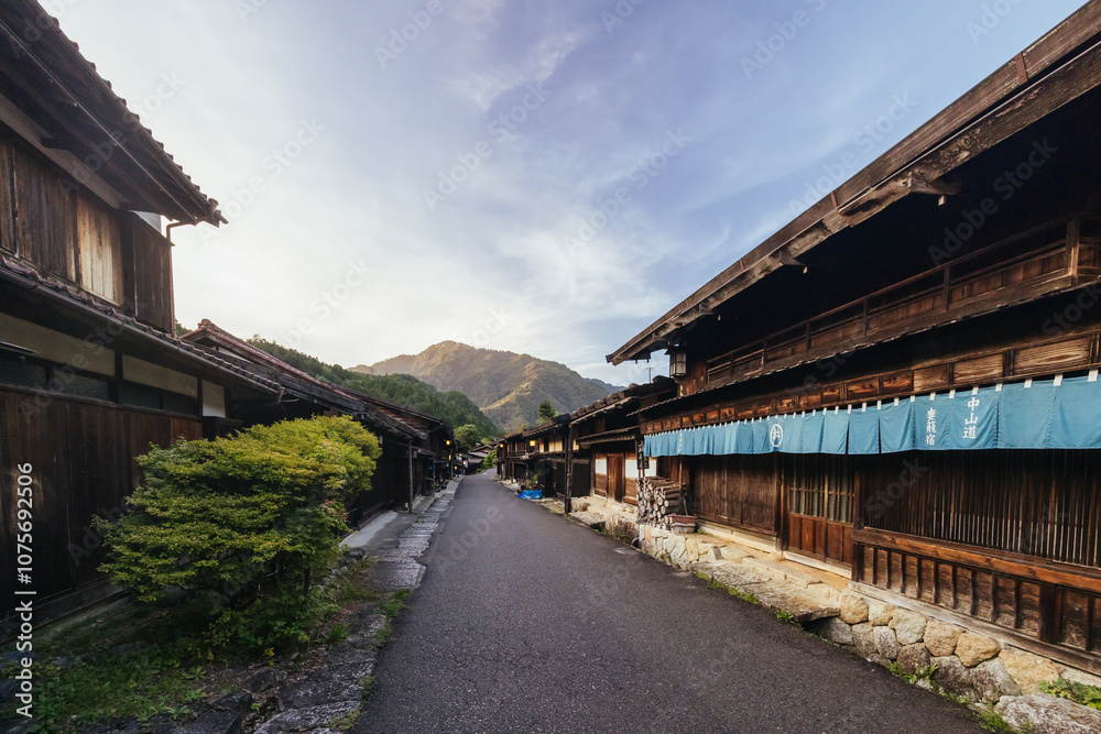 Nakasendo Trail Landscape in Japan Nakasendo Trail Landscape in Japan