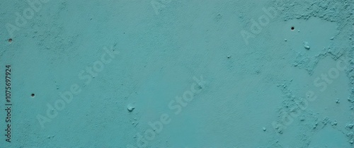 Rough Turquoise Concrete Wall with Design Space