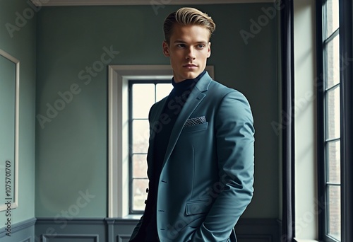 Wallpaper Mural Modern Elegance in Professional Attire Torontodigital.ca