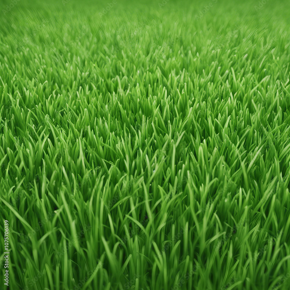 Obraz premium fresh green grass texture background illustration