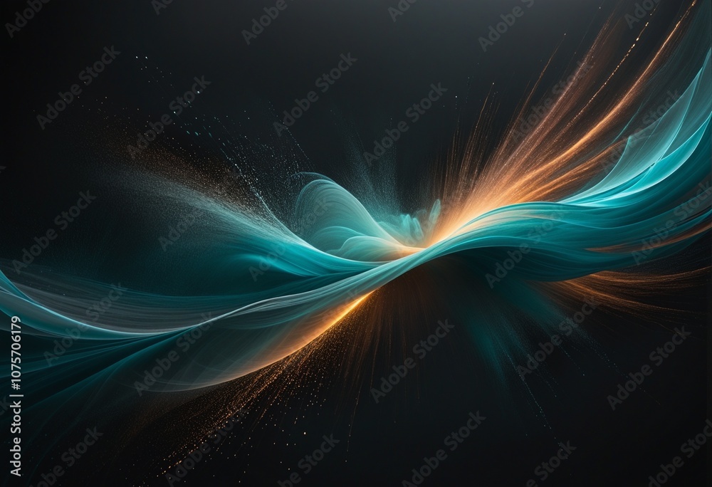 Dynamic Light Burst with LightSlateGray, Cyan, and RosyBrown