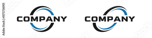 generic circle logo design, editable icon, generic icon for your company
