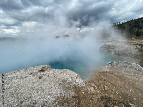 Yellowstone Sapphire Pool Geyser Water Hot Spring