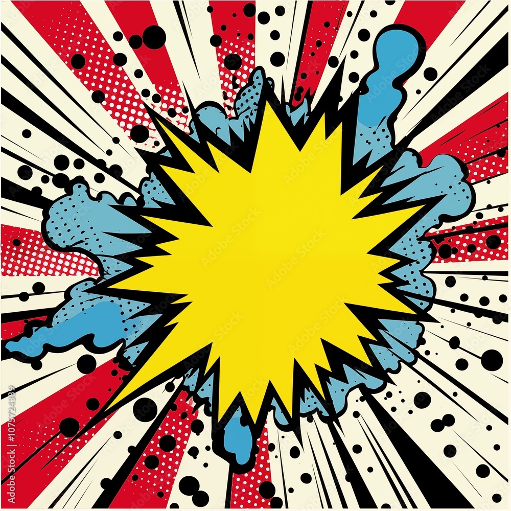Poster style explosion Poster style explosion