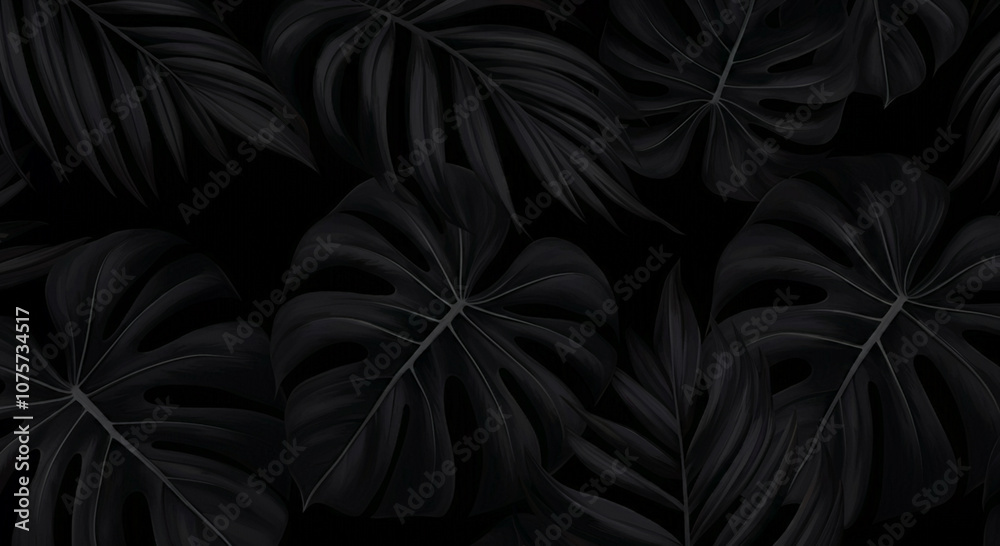 Multi colored Tropical leaves background Multi colored Tropical leaves background