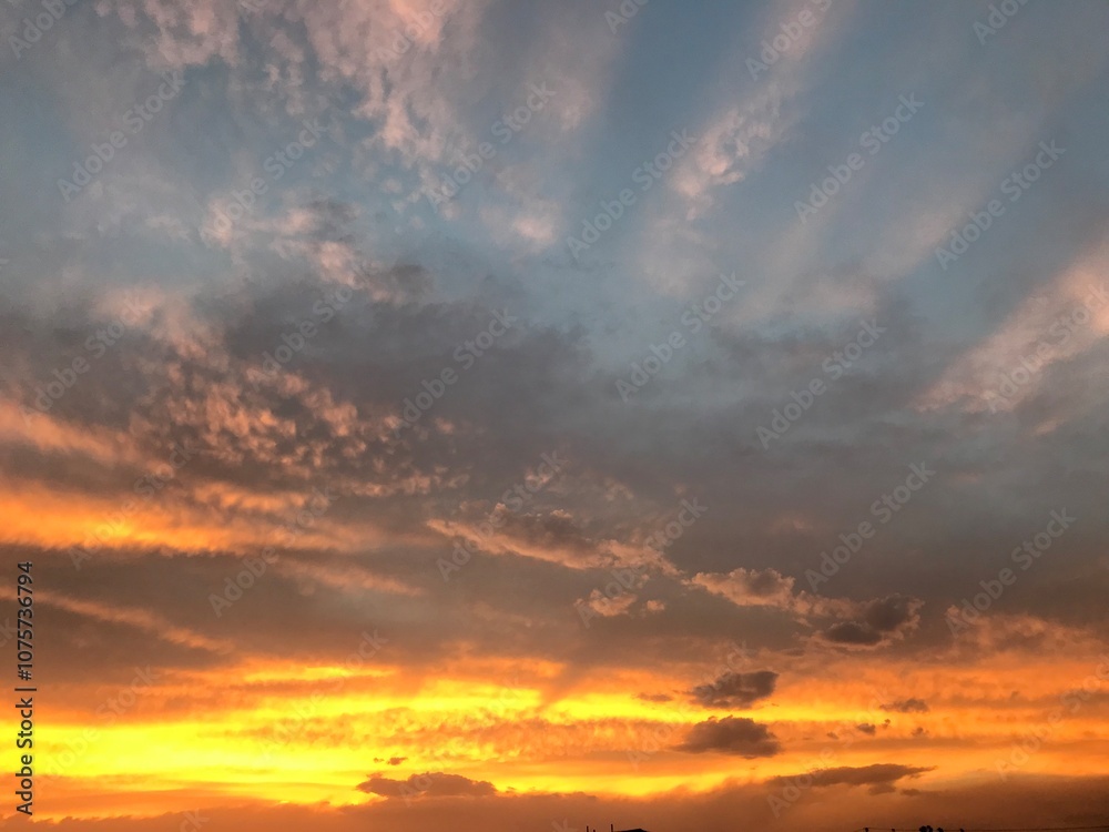 Fototapeta premium Sunset over the mountains