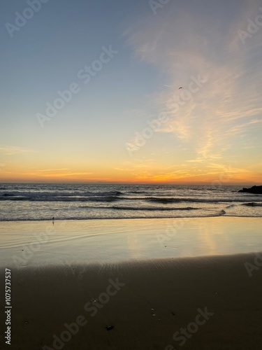 Sunset on the beach