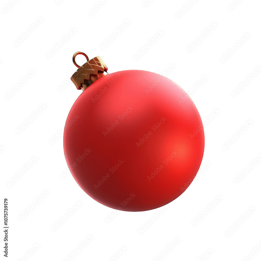 Red Christmas Ball Render Icon Red Christmas Ball Render Icon