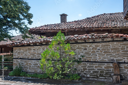 Village of Zheravna with nineteenth century houses, Bulgaria photo