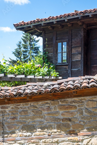 Village of Zheravna with nineteenth century houses, Bulgaria photo