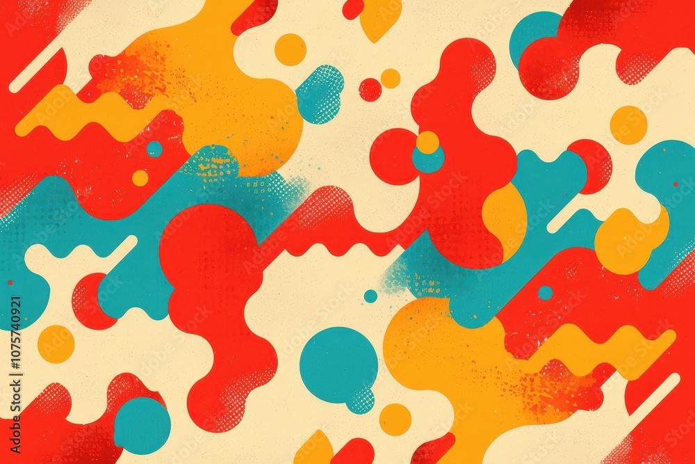 Playful and dynamic comic-style background in bright red and turquoise featuring retro pop art dots and bold zigzag patterns, ideal for vibrant designs.. Playful and dynamic comic-style background in bright red and turquoise featuring retro pop art dots and bold zigzag patterns, ideal for vibrant designs..