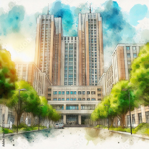 病院の建物イメージ