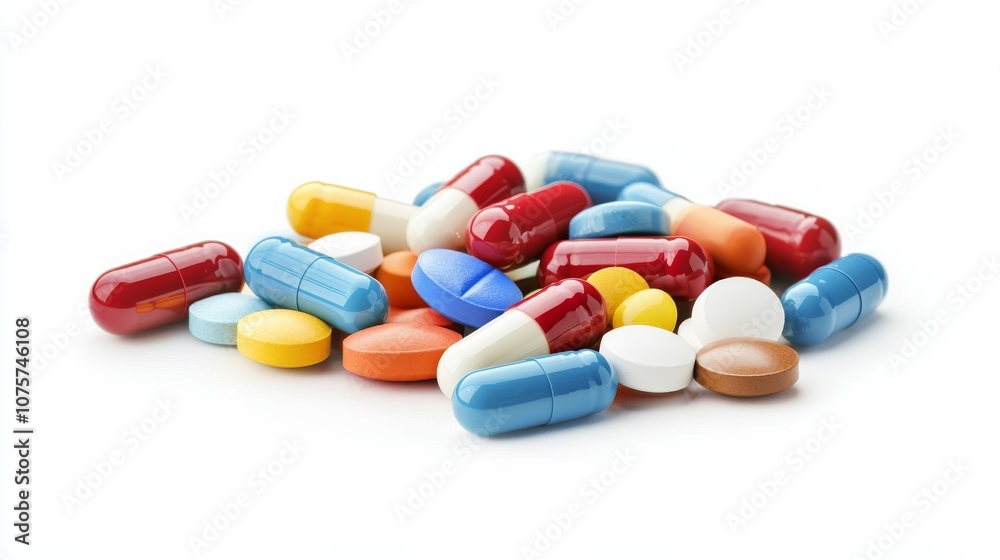 A wide variety of colorful and beneficial health supplements and medications available today A wide variety of colorful and beneficial health supplements and medications available today