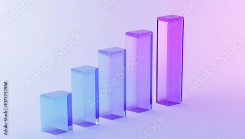Glass Bar Graph with a Purple Gradient Free Download Glass Bar Graph with a Purple Gradient - GFXLoad