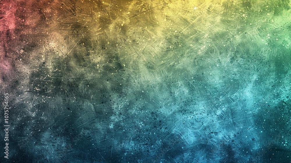 Obraz premium Abstract Textured Background with Colorful Gradient and Speckled Details