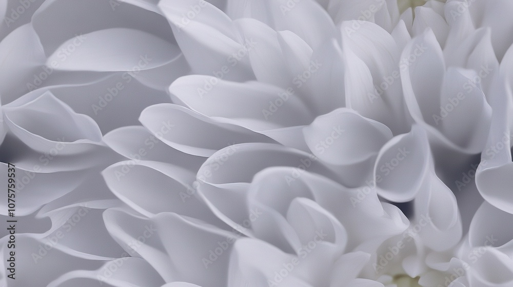 Obraz premium A white flower with many petals at its center