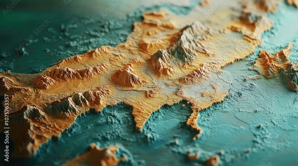 3D World map of the Earth with exaggerated topographic relief. Detailed global world physical map. Panoramic planet map with three dimensional continents surface and ocean texture. Geography template 3D World map of the Earth with exaggerated topographic relief. Detailed global world physical map. Panoramic planet map with three dimensional continents surface and ocean texture. Geography template