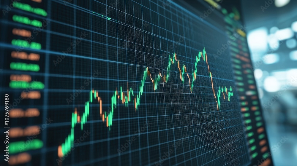 Stock Market Growth Financial Chart Investment Trends Trading Data Stock Market Growth Financial Chart Investment Trends Trading Data