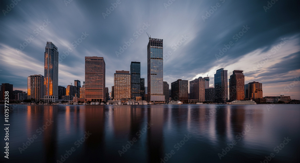 Naklejka premium Beautiful scenery landscape