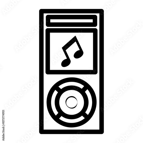 mp3 Line Icon