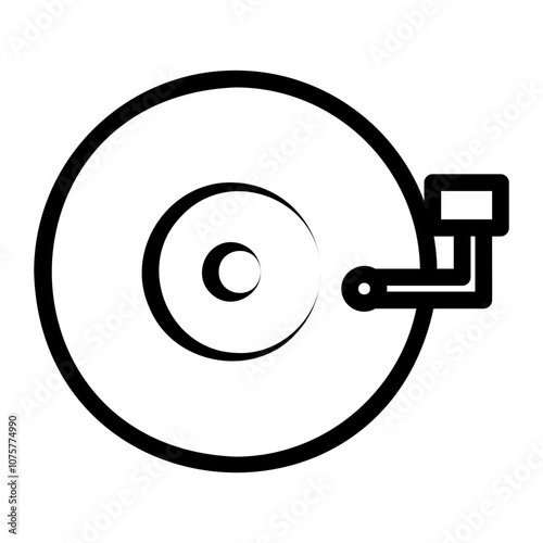 record Line Icon