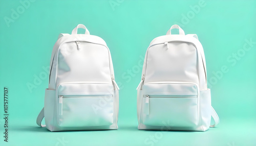 white bag ransel