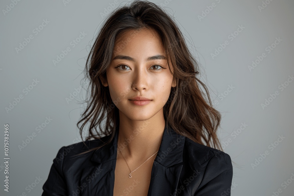 Professional Japanese Woman in Business Attire Professional Japanese Woman in Business Attire