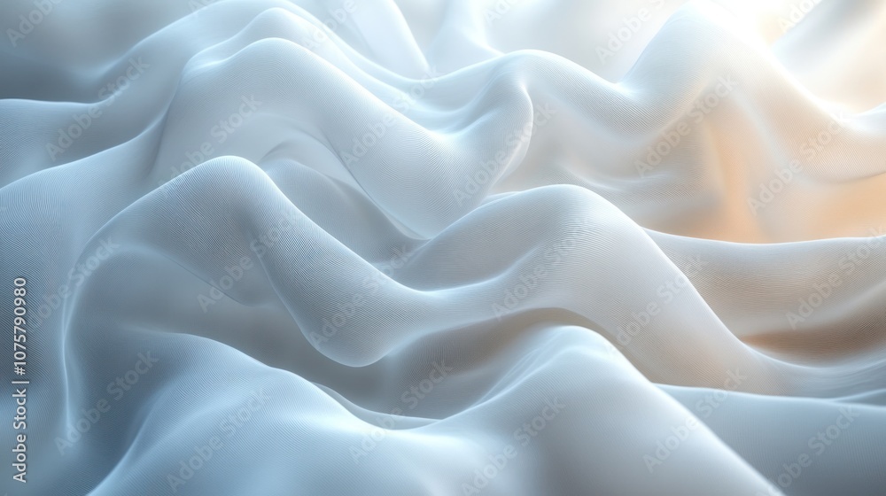 Fototapeta premium Abstract White Fabric Texture