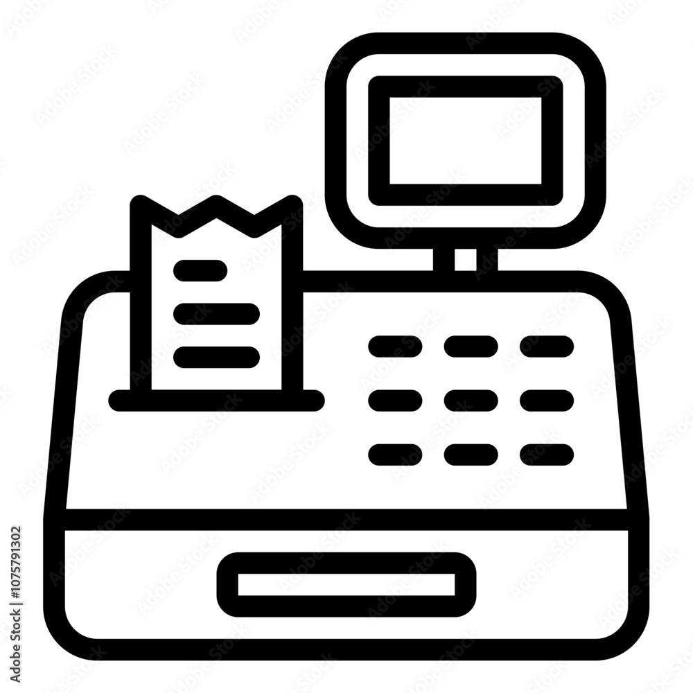 Cash Register black friday marketing icon Cash Register black friday marketing icon