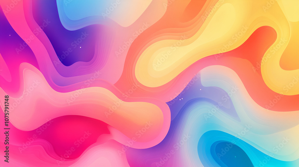 Colourful abstract gradient background image.generated by AI Colourful abstract gradient background image.generated by AI