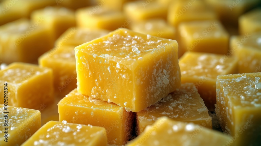 Bright and Aesthetic Handcrafted Orange Soap Blocks for Wellness