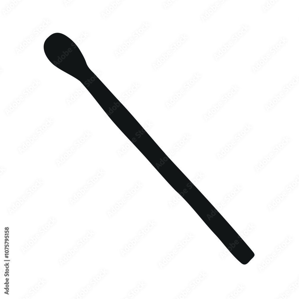 Vector hand drawn sketch doodle fire match silhouette isolated on white background Vector hand drawn sketch doodle fire match silhouette isolated on white background