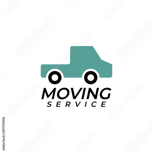 Moving car service logo design
