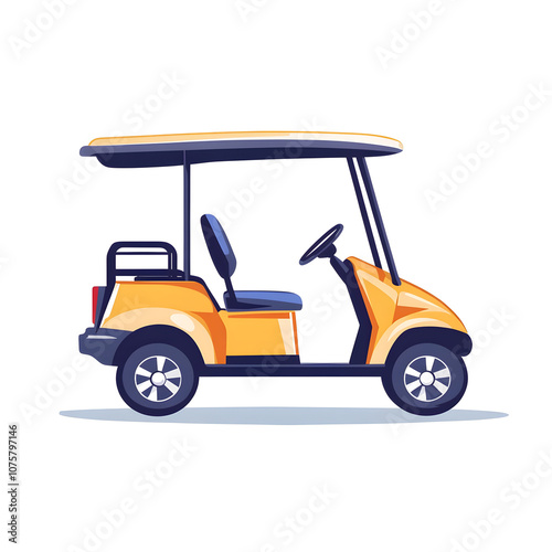 Simple Golf Cart flat icon