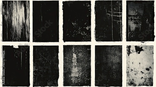 Grunge Urban Backgrounds set.Texture Vector.Dust Overlay Distress Grain