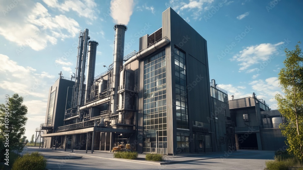 industrial factory building exterior industrial factory building exterior