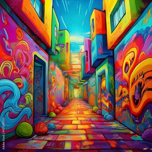graffiti on the wall