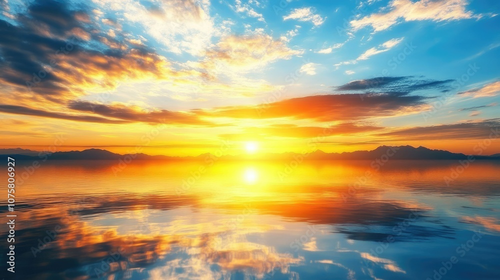 sunset at coast of the lake. Nature landscape. sunset at coast of the lake. Nature landscape.