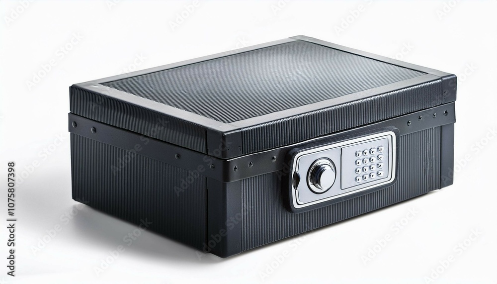 Fototapeta premium safe with combination lock isolated