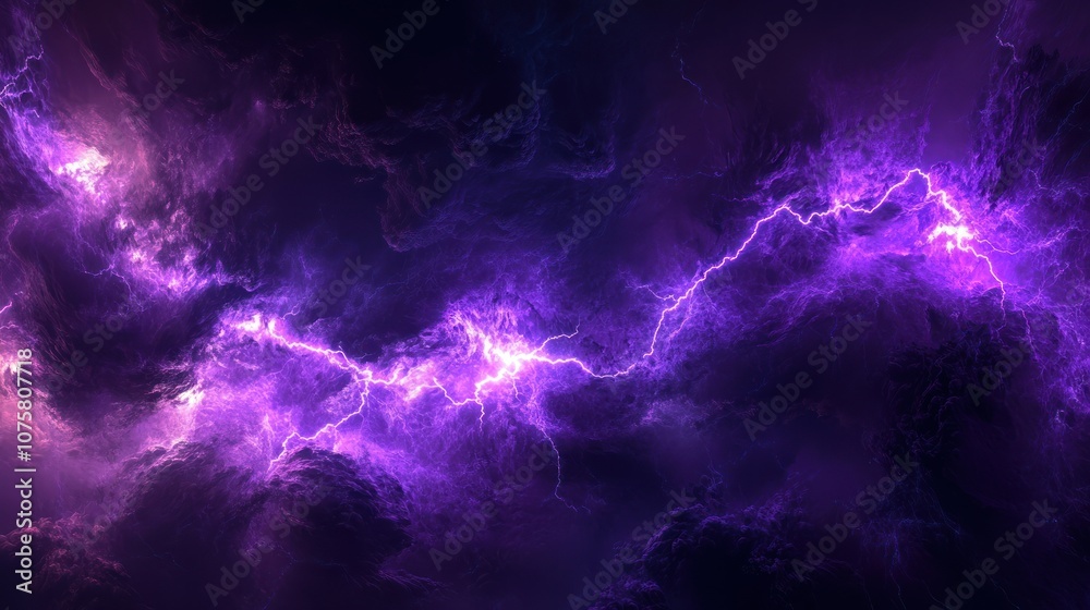 Purple Lightning Storm Purple Lightning Storm