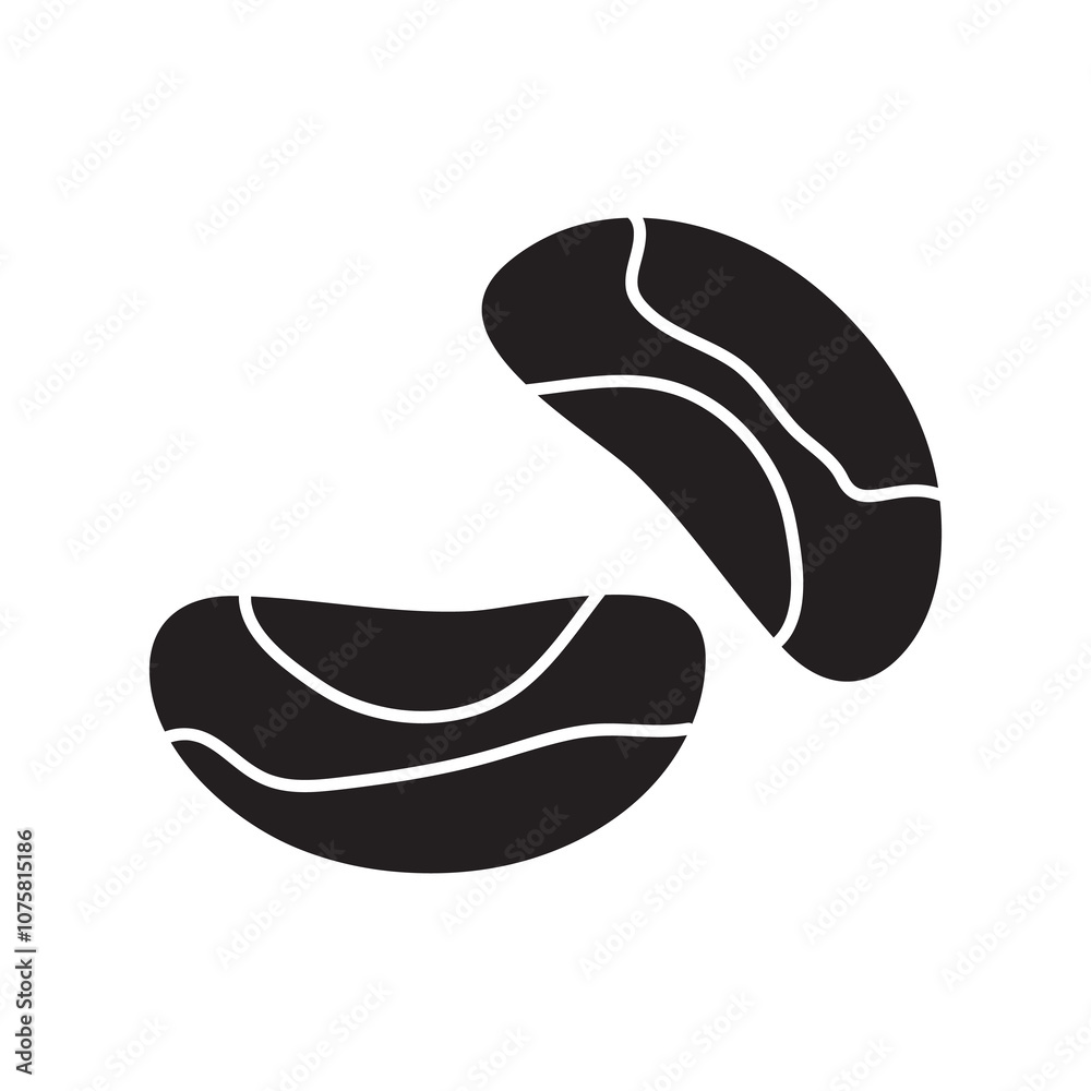 Brazil nut vector icon, . Brazil nut shell trendy style simple illustration for web and app..eps Brazil nut vector icon, . Brazil nut shell trendy style simple illustration for web and app..eps