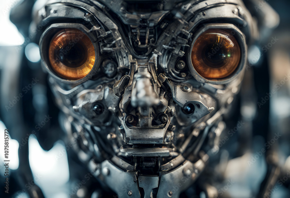 intelligence closeup ai three concept techno science futuristic face look cyber robot artificial fantastic dimensional digital modern cyborg computer robotic iris human eye mechanical machine eyes des intelligence closeup ai three concept techno science futuristic face look cyber robot artificial fantastic dimensional digital modern cyborg computer robotic iris human eye mechanical machine eyes des