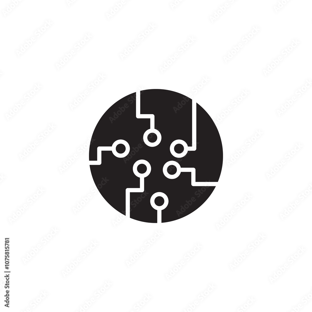 Digital Transformation icon, vector Digital technology trendy style illustration for web and app..eps Digital Transformation icon, vector Digital technology trendy style illustration for web and app..eps