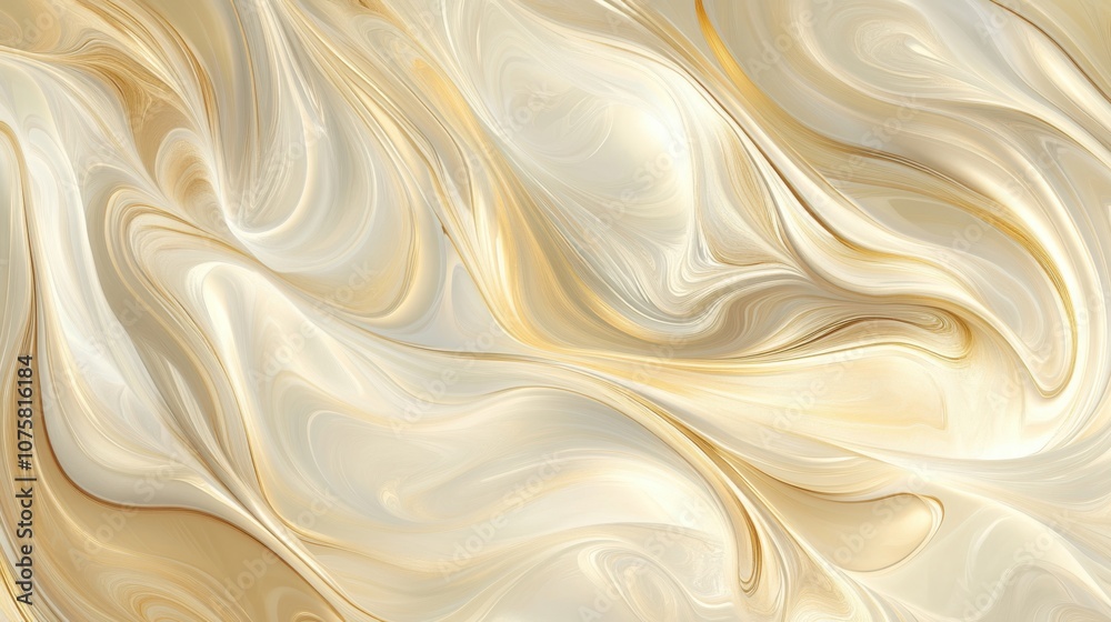 Obraz premium A warm, soft beige background with subtle swirling patterns